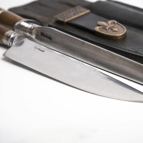 Conjunto de Faca e Chaira 8"