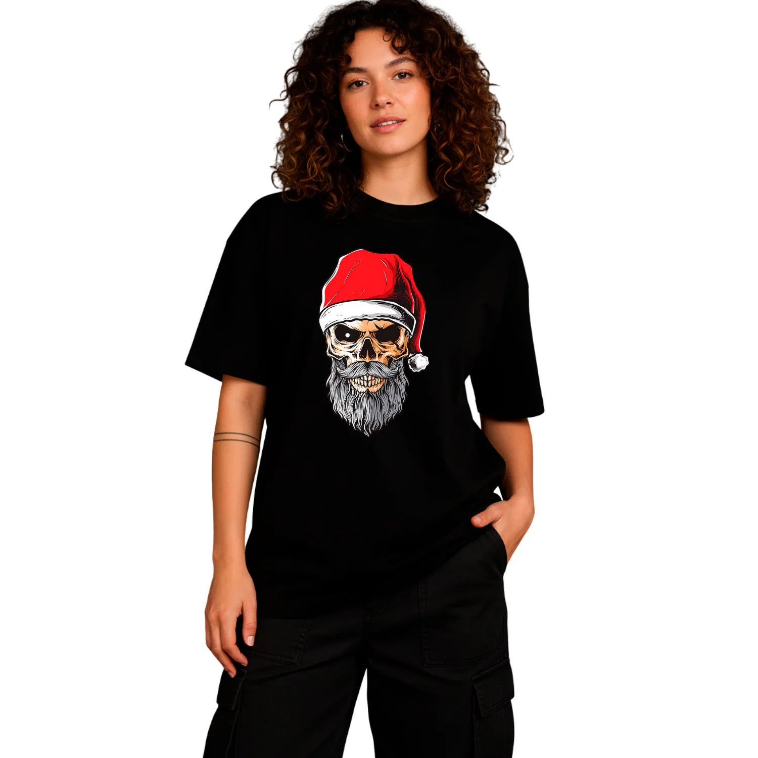 Comprar Camiseta Oversize Caveira Noel com estilo e atitude