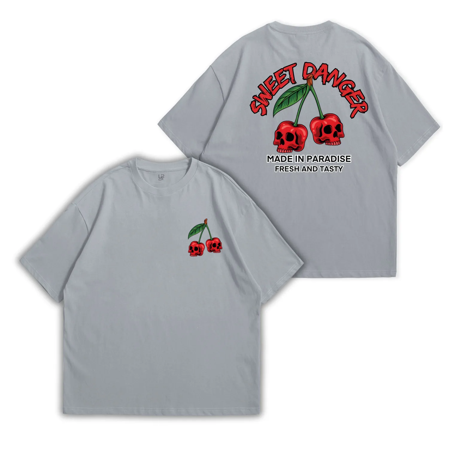 Comprar Camiseta Oversized Sweet Danger Cereja Caveira com Estilo