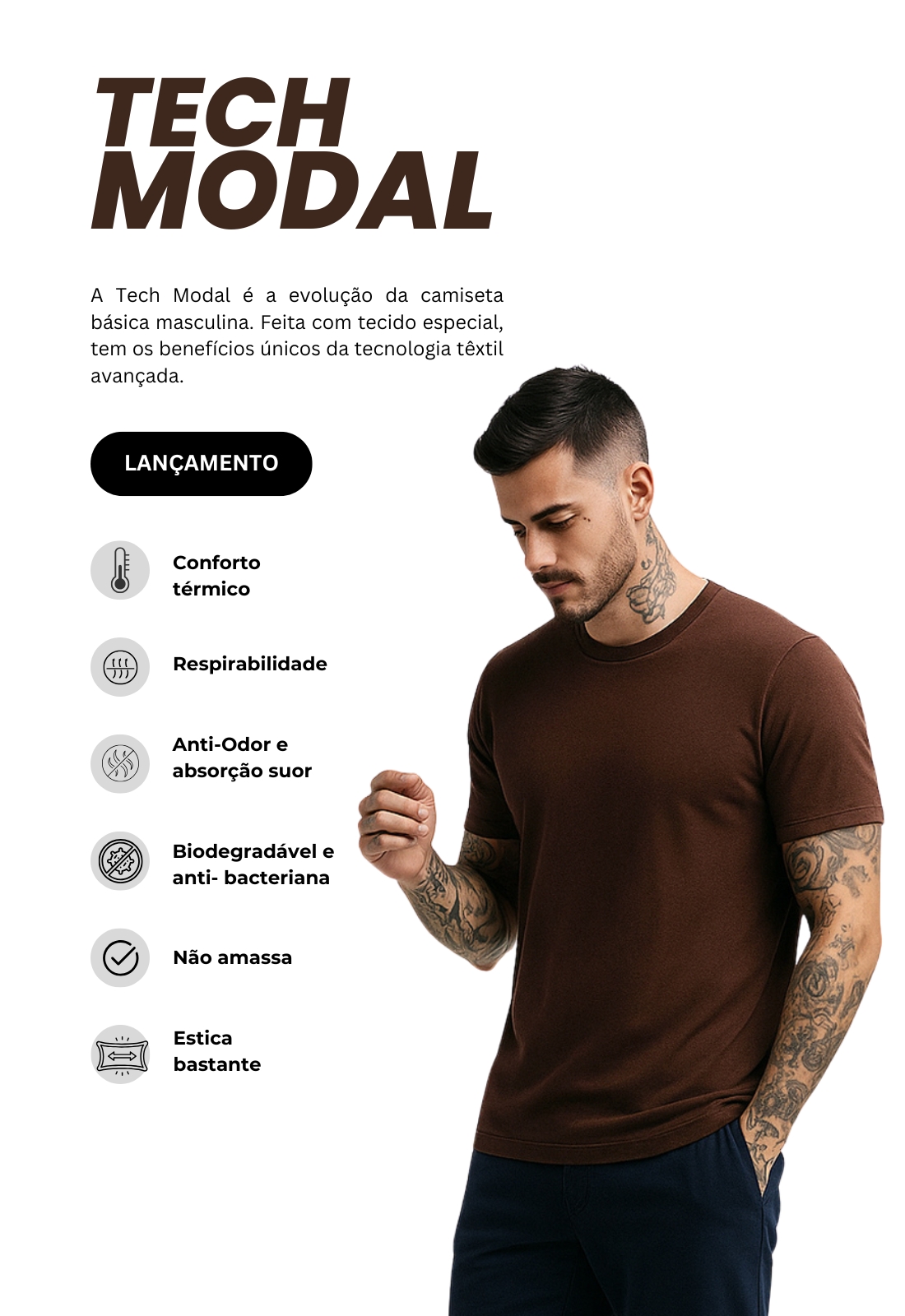 Camiseta Tech Modal: A revolução das Camisetas já começou!