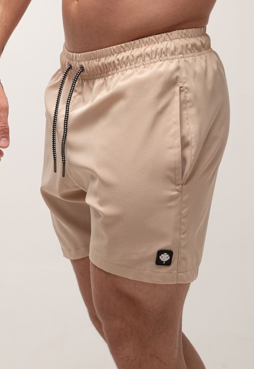 Short Praia Microfibra Elastano Beige OffWhite LaVíbora a partir de  R$94,90