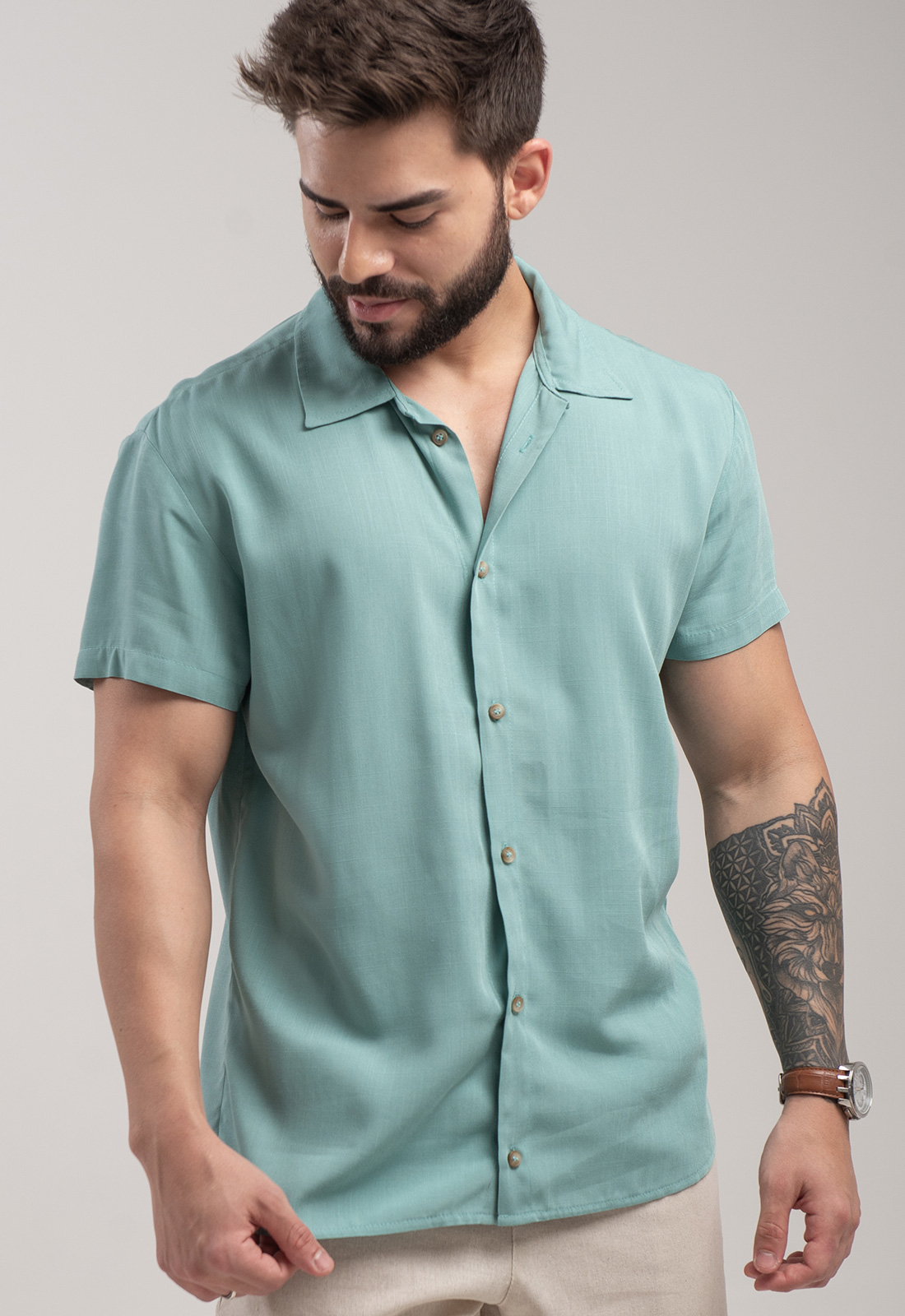 Marca Masculina Camisa Masculina Em Atacado Roupas Para Revender