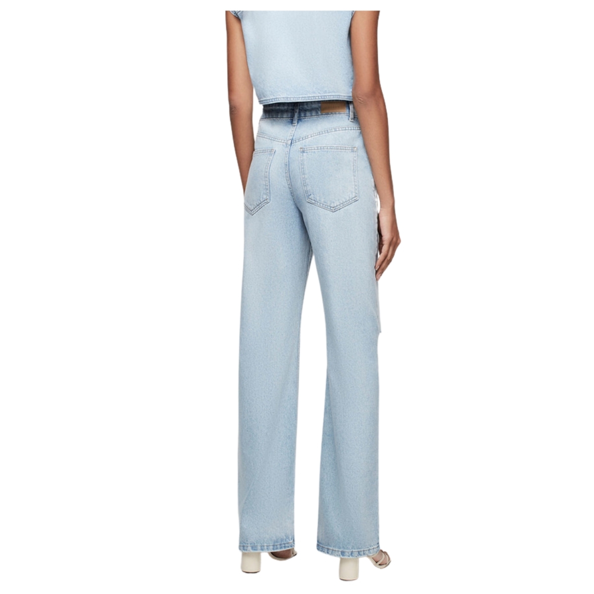 Wide Leg CalÃ§a Jeans Dzarm Feminina Calca Jeans Dzarm Comprar