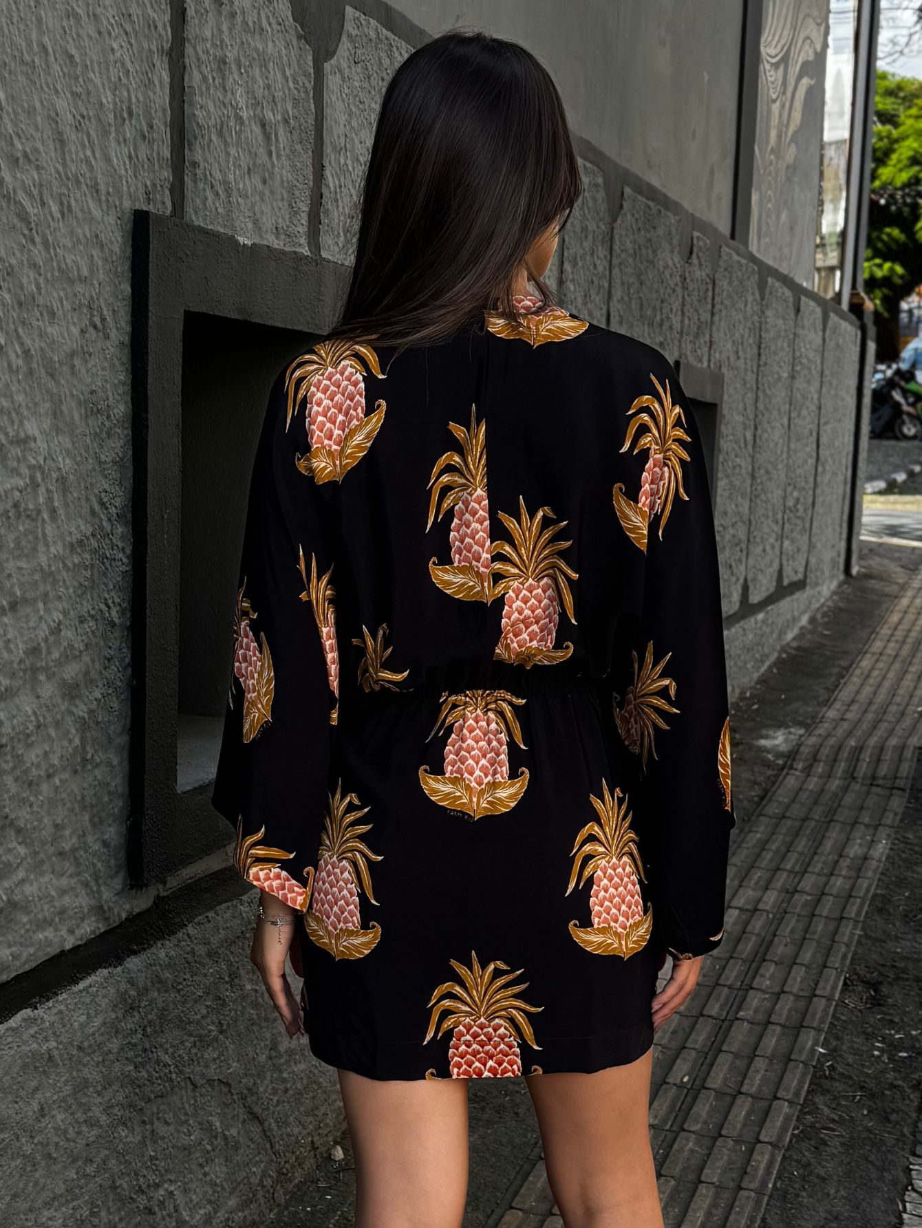 Comprar Vestido Curto Amalfi Abacaxi Farm Nagai Boutique