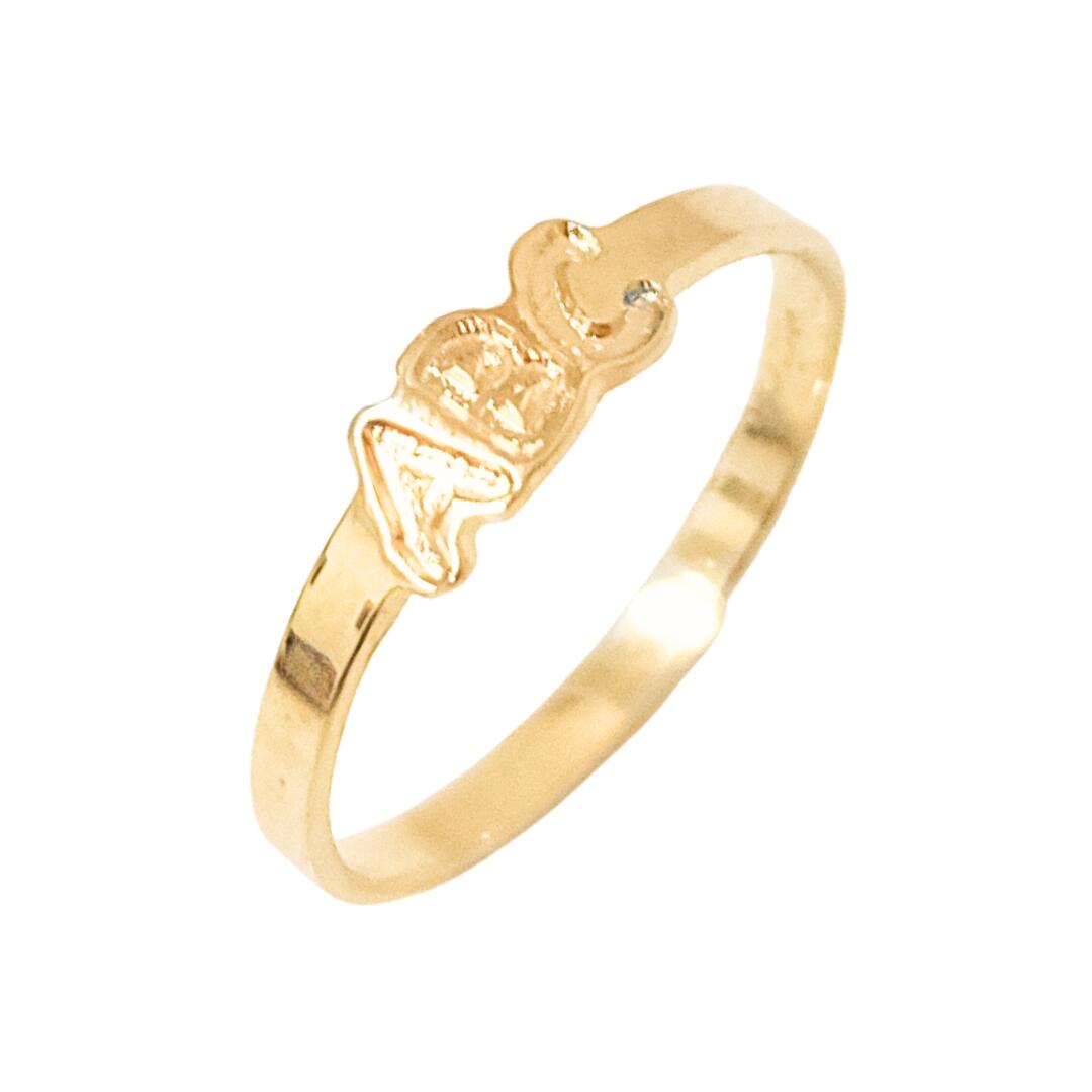 Comprar Anel Formatura Ouro 18K Infantil ABC - a partir de R$1.354,83