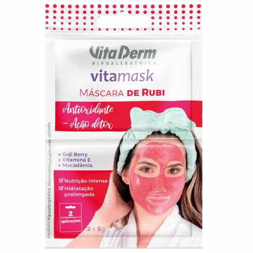 Vita Derm Máscara Rubi Sachê - 2 Aplicações 5g