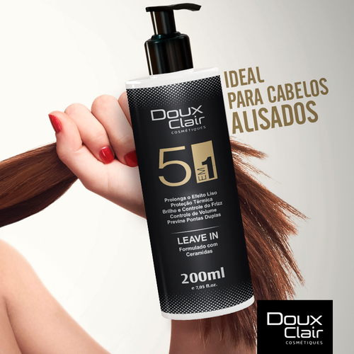 Doux Clair Quimic Leave In 5 em 1 200gr