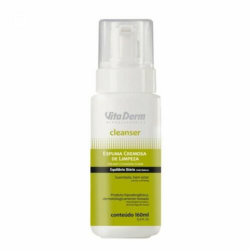 Vita Derm Cleanser Espuma Cremosa de Limpeza 160 g