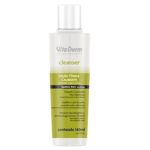 Vita Derm Cleanser Loção Tônica Calmante 140ml