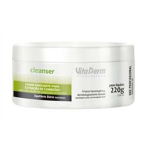 Vita Derm Cleanser Creme Emoliente para Extração de Comedões 220gr