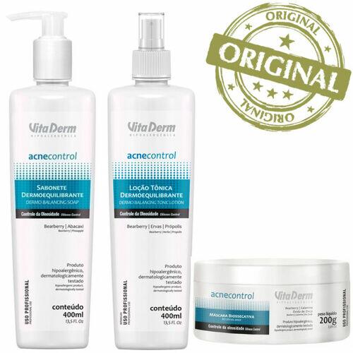 Vita Derm Tratamento para Acne - Acne Control