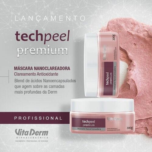 Vita Derm Máscara Nanoclareadora Tech Peel Premium  200g