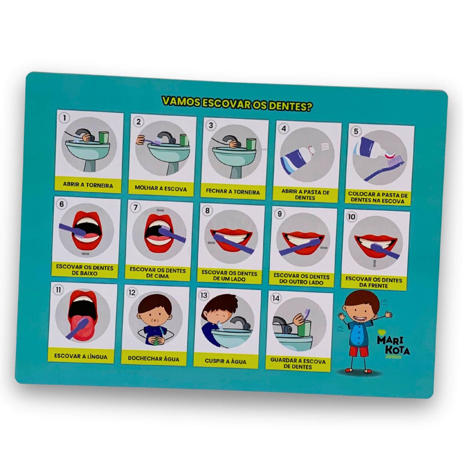 Vamos Escovar os dentes - Rotina Visual - a partir de R$51,61