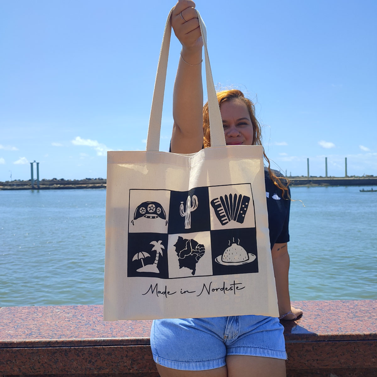 Comprar Ecobag 35x40 Algodão Cru Made in Nordeste R$34,90