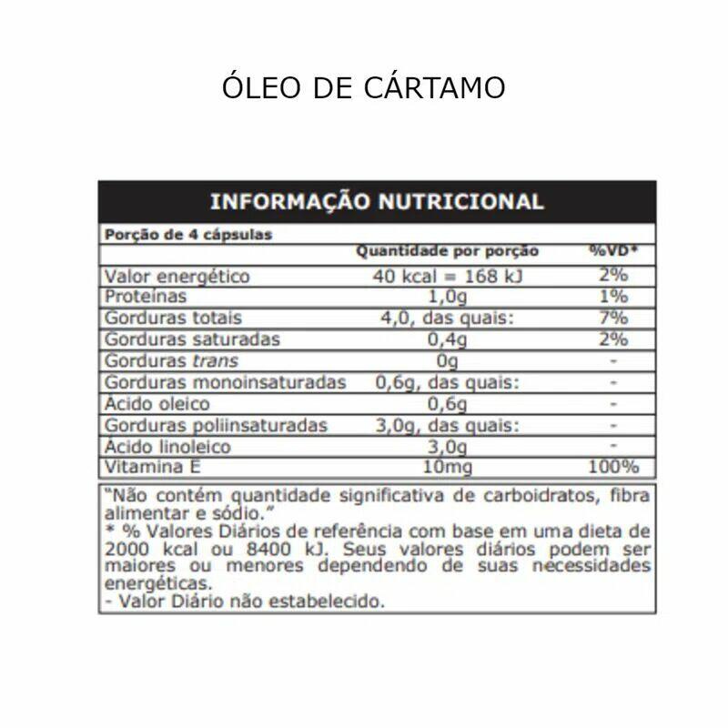 Comprar Óleo de Cártamo - 120 caps - R$74,99 - Fitness Personal