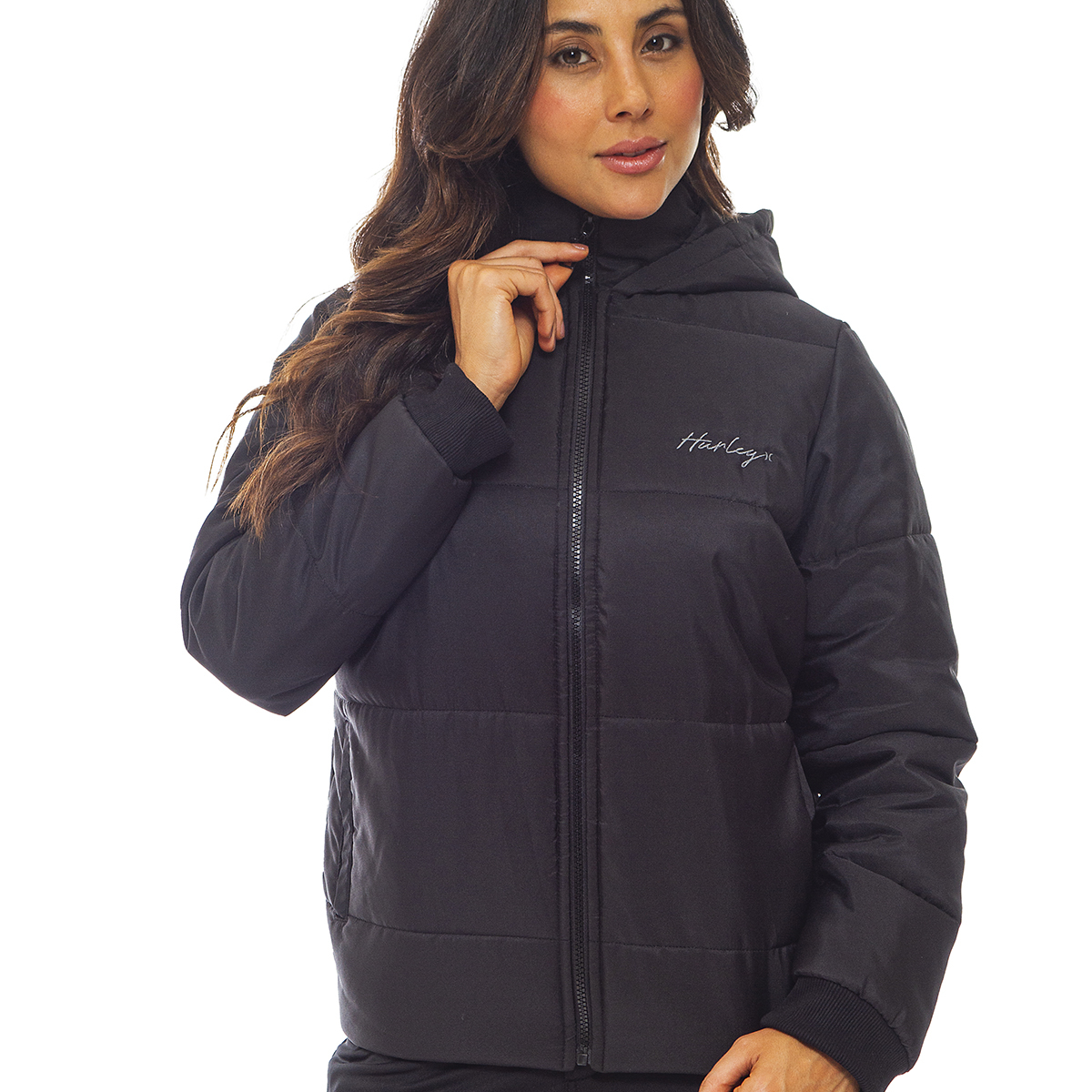 Jaqueta Parka Casaco Impermeavel Hurley Jaqueta Hurley Preta