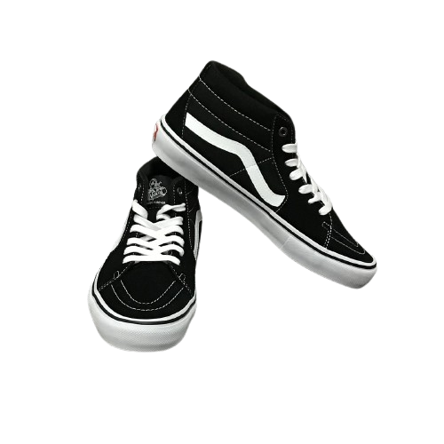 Comprar Tênis vans Skate Grosso Mid Black White