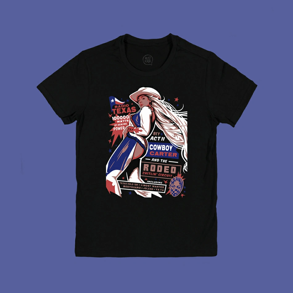 Camiseta Cowboy Carter - Beyoncé [Must Be Pop]