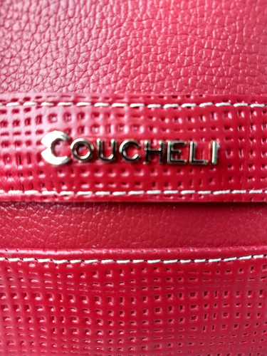 Bolsa Tote Fran - Couro Tressê Francês Vermelho c/ Relax Vermelho