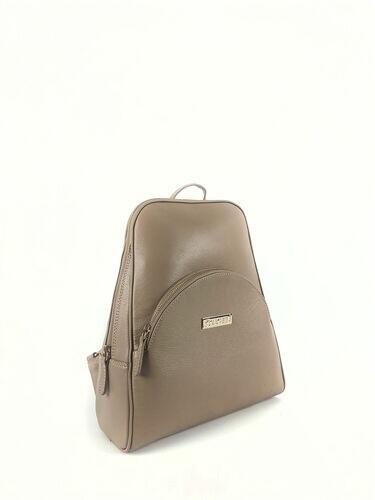 Mochila Vick - Couro Relax Bege
