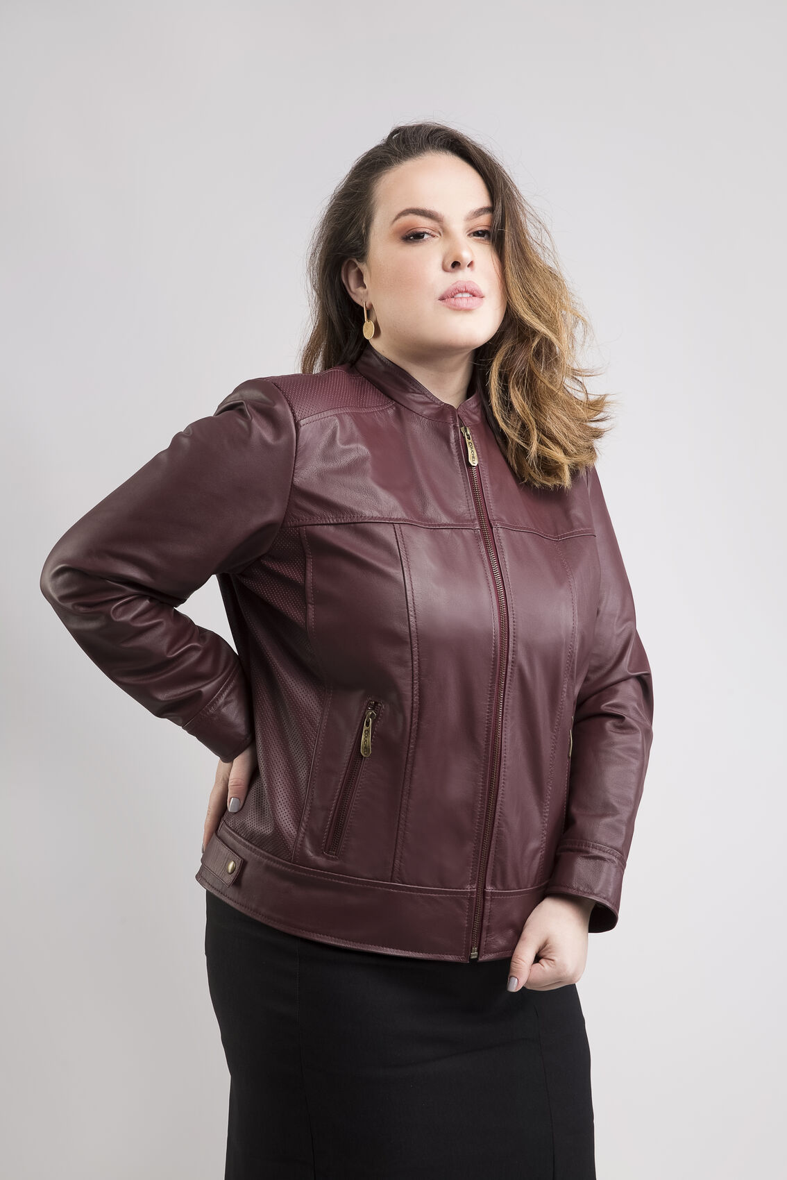Plus Size Jaqueta De Couro Feminina Valor Comprar Outono Inverno