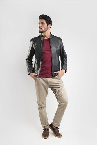 Jaqueta Cris de Couro Vest Preto