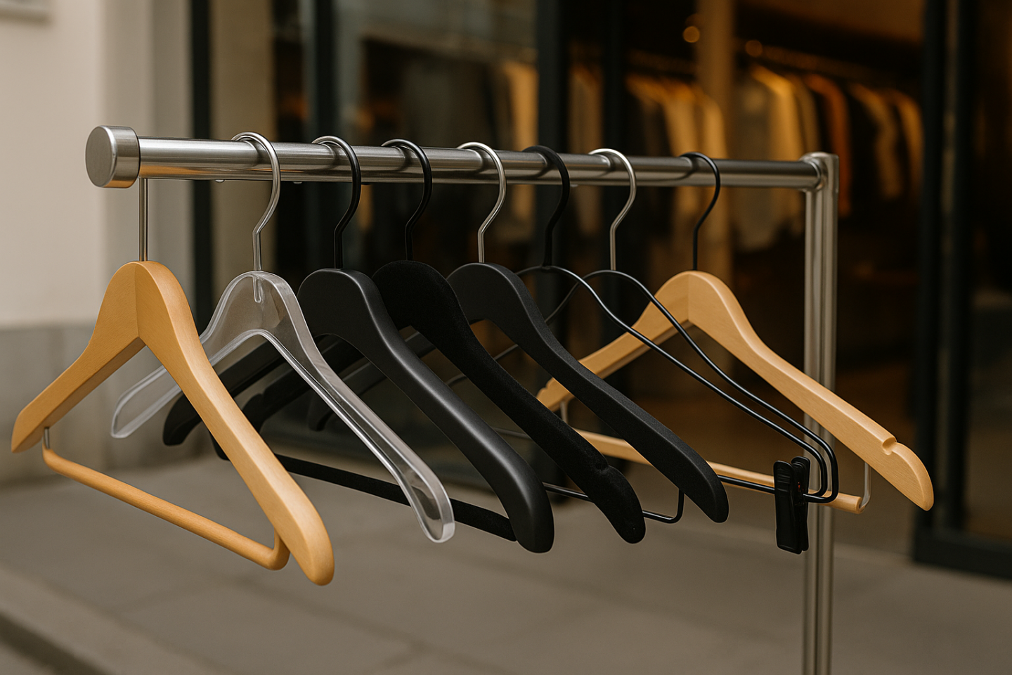 Melhores Cabides para Loja de Roupas: Tipos e Como Escolher