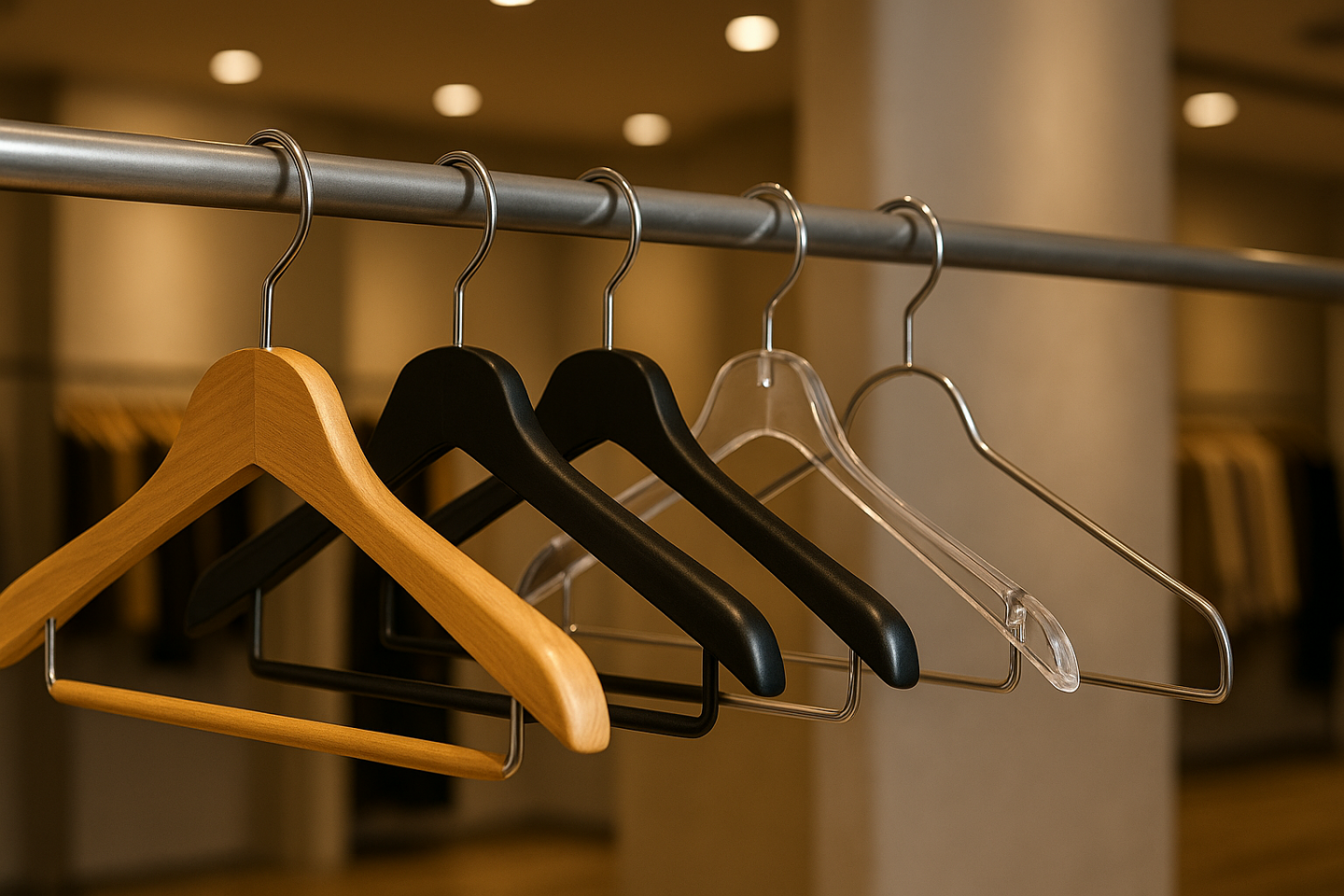 Melhores cabides para lojas de roupas: guia prático