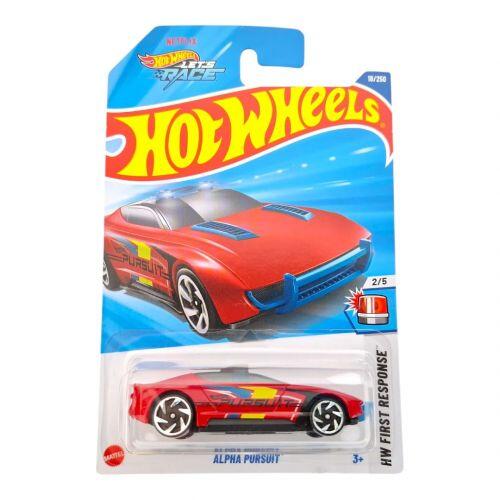 View of Hot Wheels Alpha Pursuit Vermelho - a partir de R$15,52