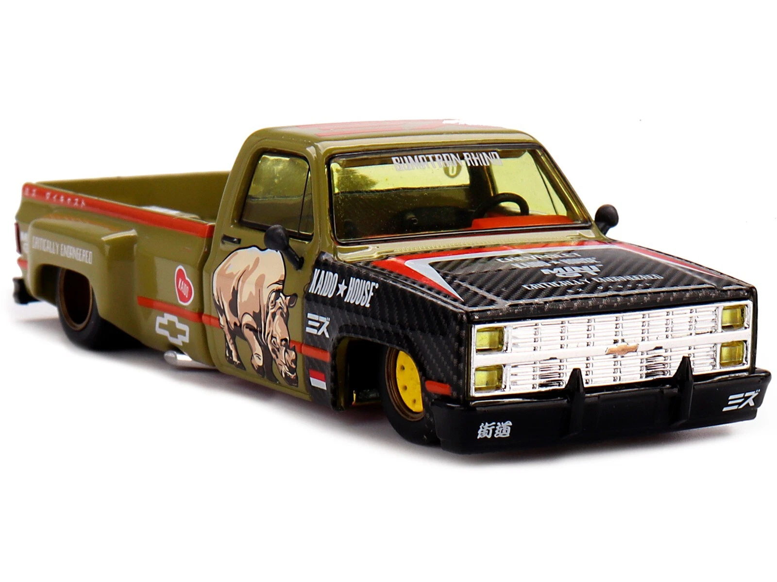 Mini GT Kaido House Chevrolet Silverado Sumatran Rhino - a partir