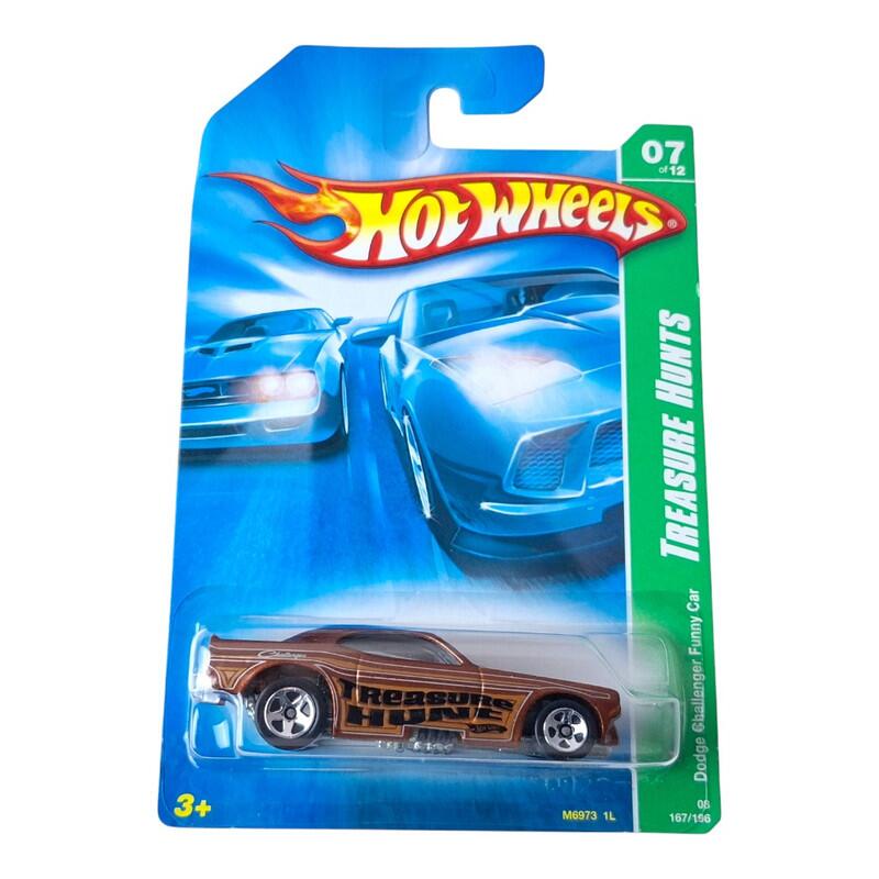 Hot Wheels Dodge Challenger Funny Car T-HUNT - a partir de R$67,89