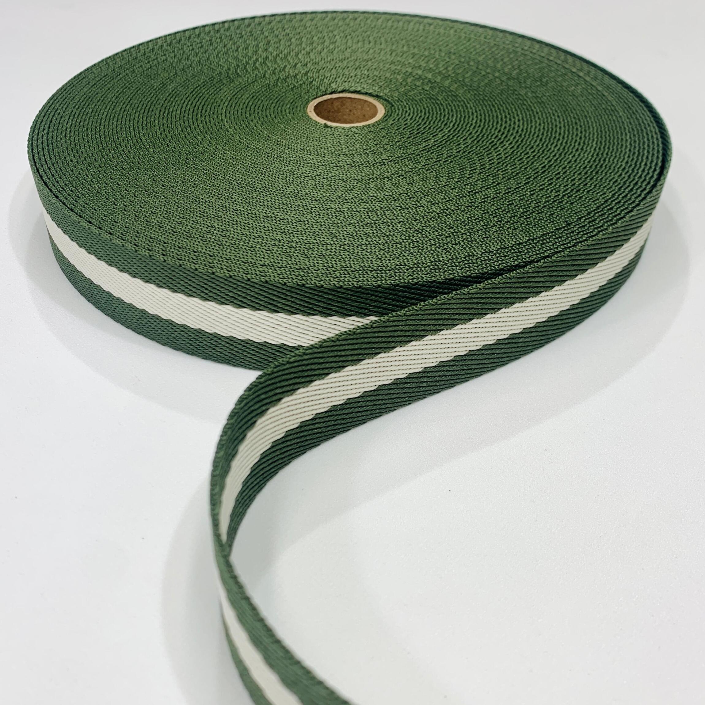 Comprar Alça Chic 3Cm De Poliester Verde Musgo c/ Linha 1M - a