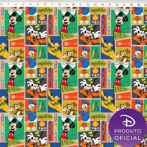 Tecido Nacional Mickey And Friends 0,5X1,50