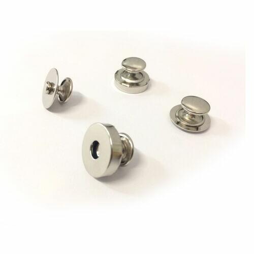 Rebite Imantado Duplo Prata 18Mm C/ 10 Pares