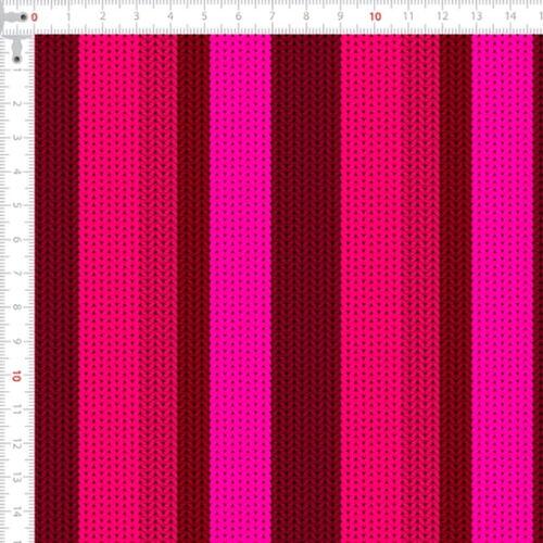 Sarja Digital Impermevel Listrado Tric Rosa 0,48x1,50m