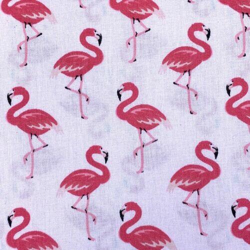 Tecido Nacional Flamingo Rosa 0,5X1.50