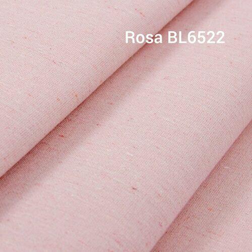 Tecido Linho Lolitta Rosa Liso  0.50 X 1.40