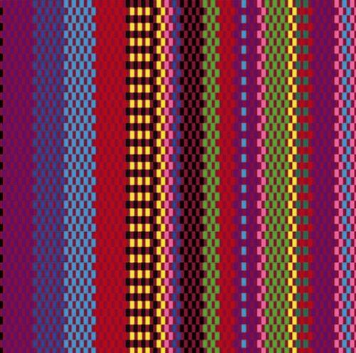 Sarja Digital Impermevel Listras Coloridas 0,48x1,50m