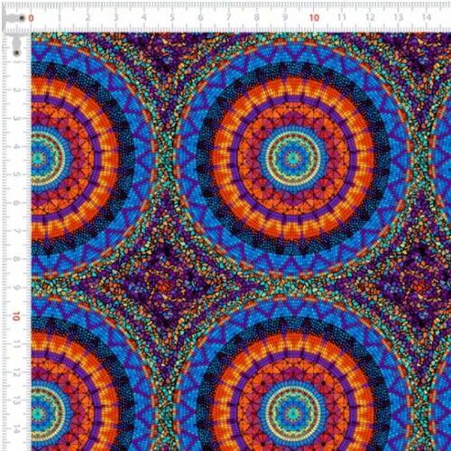 Sarja Digital Impermeavel Mandala Mosaico 0,48x1,50m