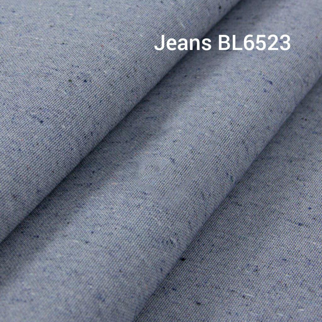 Tecido Linho Lolitta Jeans Liso 0.50 X 1.40
