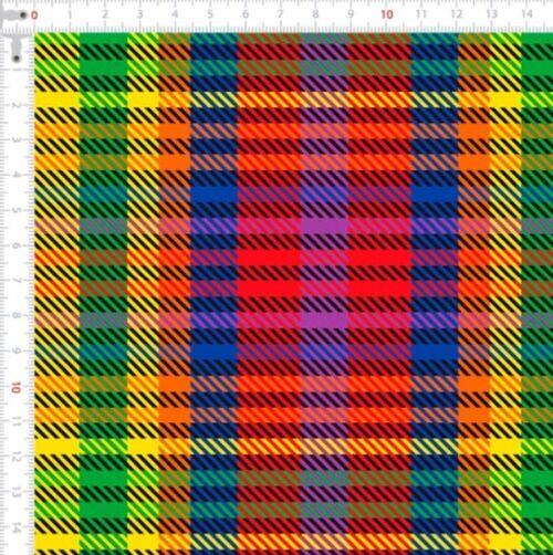 Sarja Digital Impermeavel Xadrez Brasil 0,5X1,50