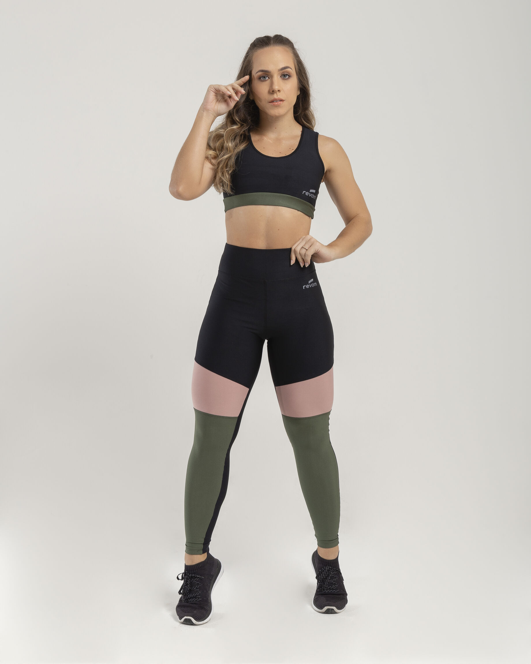 6 Calça Legging Preta Fitness Alta Academia Atacado Revenda – Facily