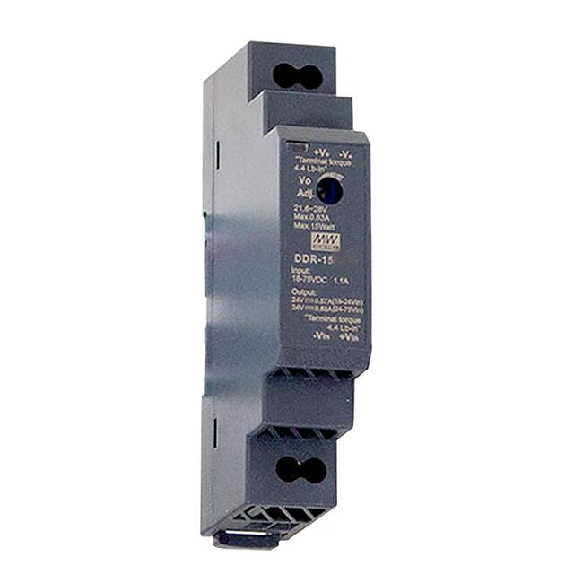 DDR-15G-15 - Conversor CC/CC DIN 15W 9-36VCC Saída 15V-1A | MEAN WELL