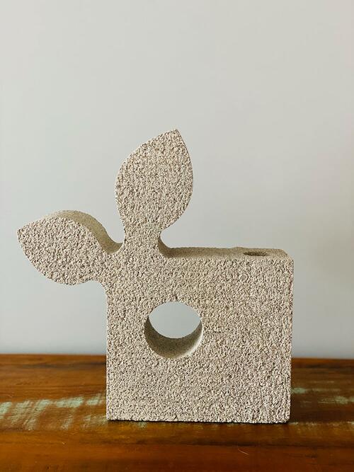 Escultura / Vaso ArtBlock Muda Quadrado