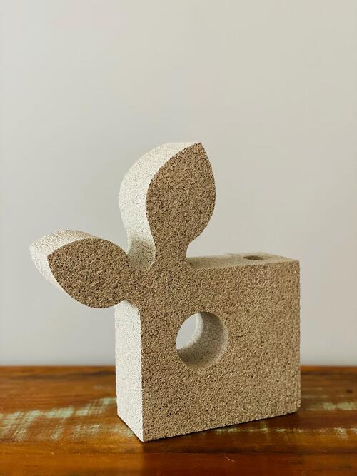 Escultura / Vaso ArtBlock Muda Quadrado