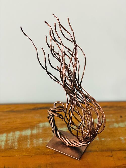 Escultura rvore em Metal