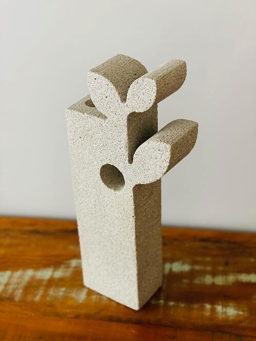 Escultura / Vaso ArtBlock Muda Vertical