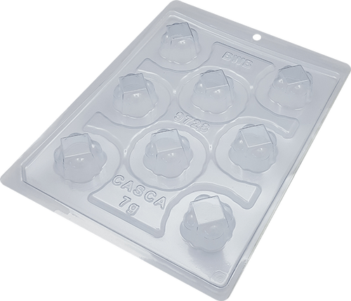 Forma BWB com Silicone (3 partes): Bombom Recheado Delicado (REF.:9728)