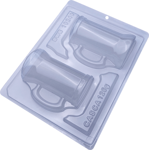Forma BWB com Silicone (3 partes): Caneca de Chopp - (REF.:10240)