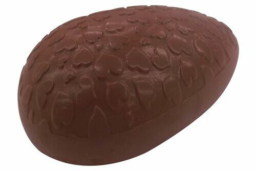 Forma BWB com Silicone (3 partes): Ovo Texturizado Coração Pequeno 500g (REF.:9333)
